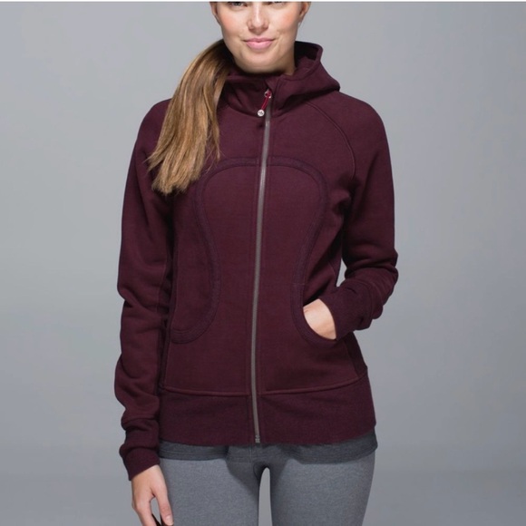 lululemon athletica Tops - LuluLemon Scuba Hoodie II - Bordeaux Drama Zip-Up